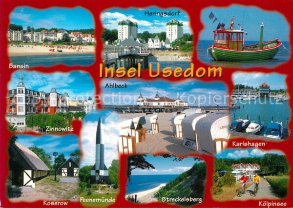 Usedom Heringsdorf Peenemünde Koserow Karlshag