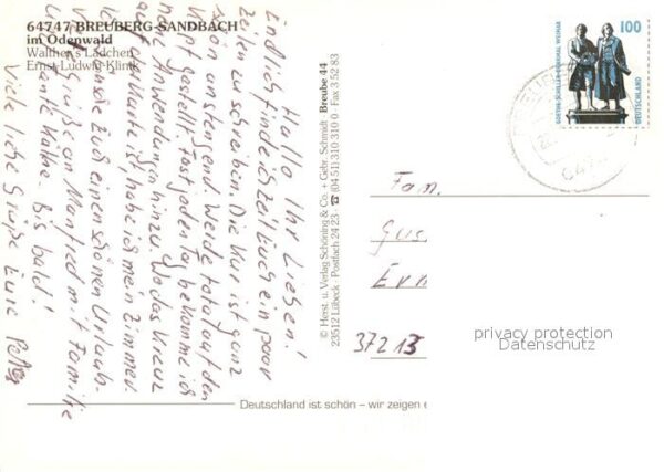 Sandbach Hessen Ernst Ludwig Klinik Rathaus Schwimmbad – Bild 2