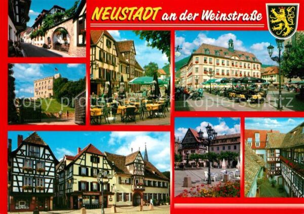 Neustadt Weinstrasse Rathaus Markt Hambacher Schloss Altstad