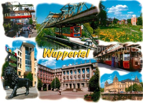 Wuppertal Schwebebahn Panorama