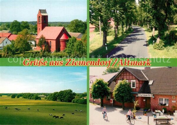 Ziemendorf Dorfkirche Dorfstrasse Gaststätte Zum V