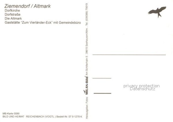 Ziemendorf Dorfkirche Dorfstrasse Gaststätte Zum V – Bild 2