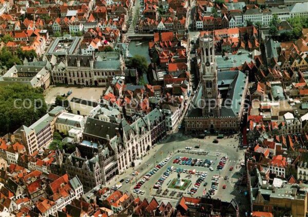 Brugge Fliegeraufnahme