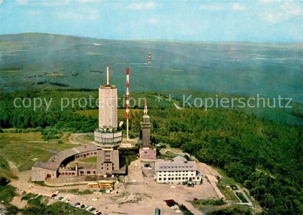 Grosser Feldberg Taunus Fernmeldeturm Fliegeraufnahme