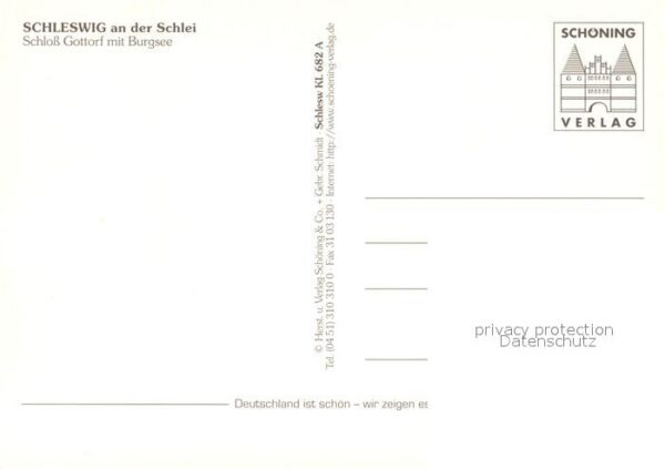 Schleswig Schlei Schloss Gottorf Burgsee Fliegeraufnahme – Bild 2