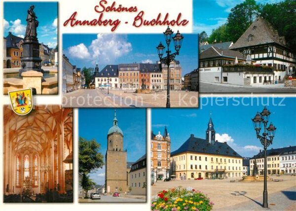 Annaberg-Buchholz Erzgebirge Ortsansichten
