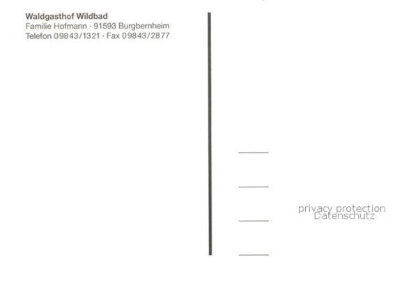 Burgbernheim Waldgasthof Wildbad – Bild 2