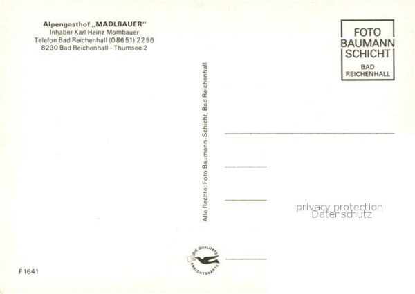 Bad Reichenhall Alpengasthof Madlbauer – Bild 2