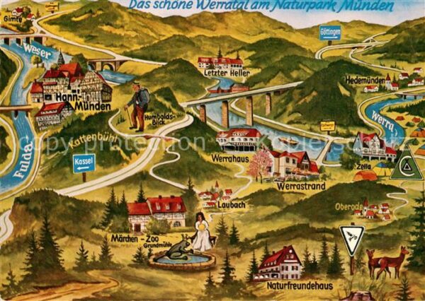 Hannoversch Muenden Naturpark Werratal Werrahaus Laubach Ze
