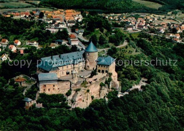 Waldeck Edersee Schloss Waldeck Fliegeraufnahme