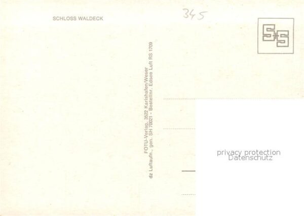Waldeck Edersee Schloss Waldeck Fliegeraufnahme – Bild 2