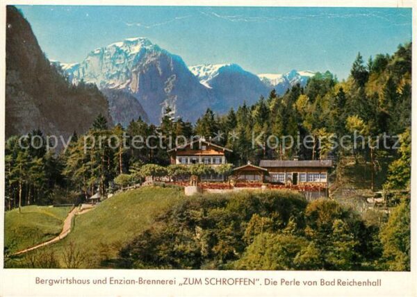 Bad Reichenhall Bergwirtshaus Enzian-Brennerei Zum Schr
