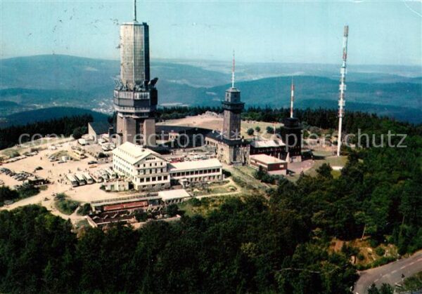 Feldberg Taunus Fliegeraufnahme Fernmelde-Fernseh UKW S