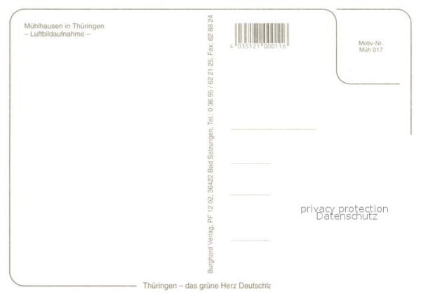 Muehlhausen Thueringen Fliegeraufnahme – Bild 2