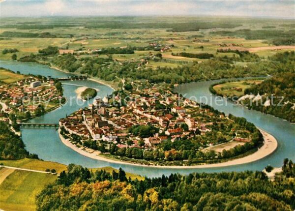 Wasserburg Inn Fliegeraufnahme