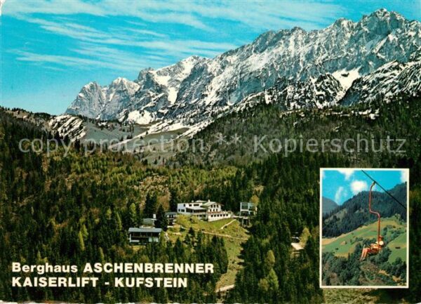 Kufstein Tirol Berghaus Aschenbrenner Sesselbahn Flieg