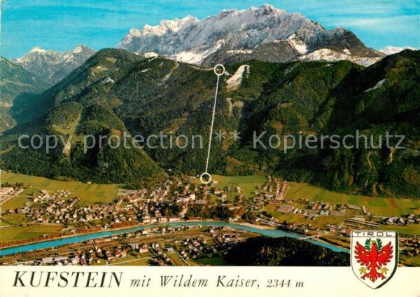 Kufstein Tirol Fliegeraufnahme Kaisergebirge Festung G