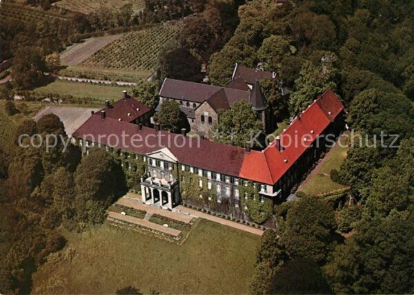 Luenen Fliegeraufnahme Schloss Cappenberg