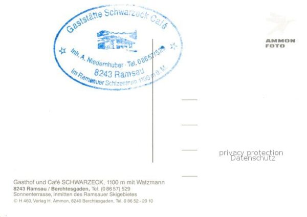 Ramsau Berchtesgaden Gasthof Schwarzeck Watzmann – Bild 2