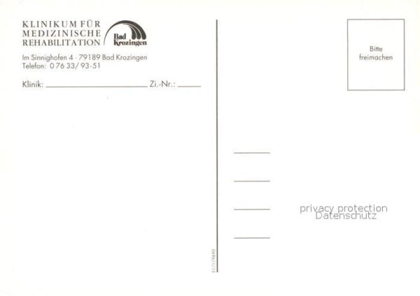 Bad Krozingen Klinikum für Medizinische Rehabilitatio – Bild 2