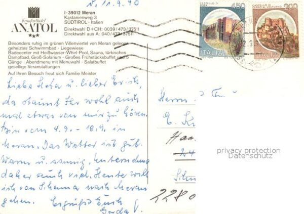 Meran Merano Komforthotel Anatol – Bild 2