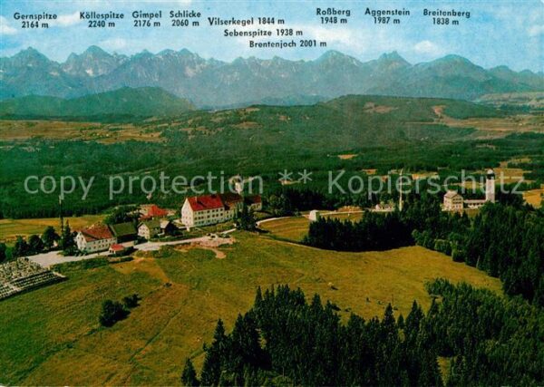 Hohenpeissenberg Fliegeraufnahme Panorama