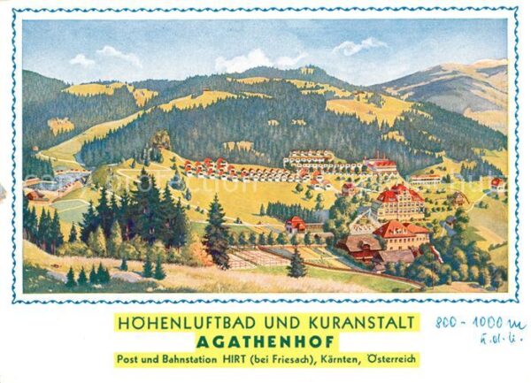 Kaernten Post Bahnstation Hirt Agathenhof