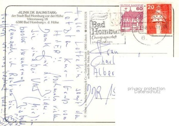 Bad Homburg Klinik Doktor Baumstark Hallenbad Speis – Bild 2
