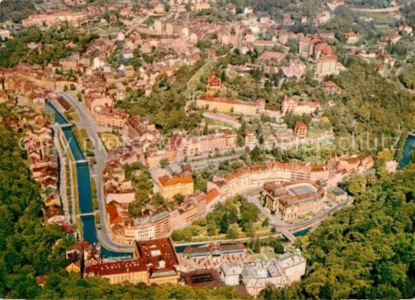 Karlovy Vary Fliegeraufnahme