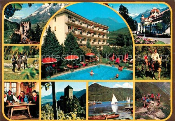 Meran Merano Hotel Schwimmbad See Schloss
