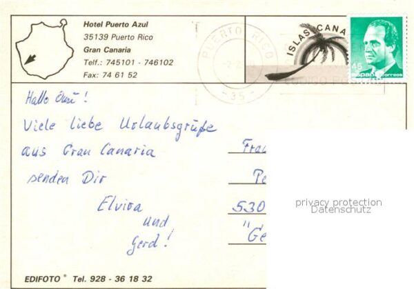 Puerto Rico Gran Canaria Hotel Puerto Azul – Bild 2