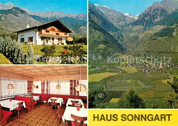 Partschins Parcines Gästehaus Pension Haus Sonngart Landsch