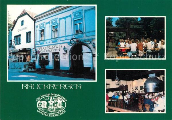 Gumpoldskirchen Niederoesterreich Bruckberger Der Heurige beim Brunnen Ga