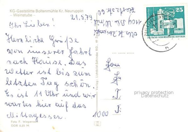 Boltenmuehle KG Gaststätte Weinstube – Bild 2