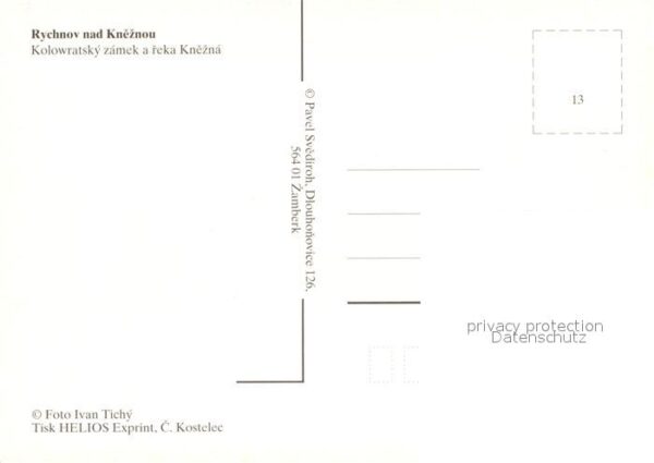 Rychnov nad Kneznou Kolowratsky zamek a reka Knezna Schloss – Bild 2