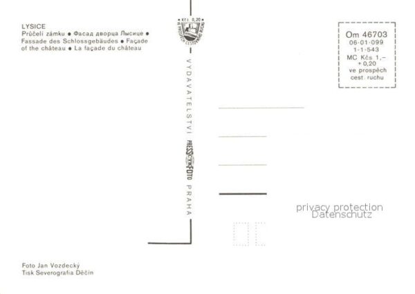 Lysice Pruceli zamku Schloss Fassade – Bild 2