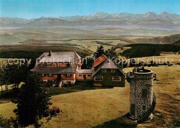 Furtwangen Berggasthof zum Brendturm auf dem Brend