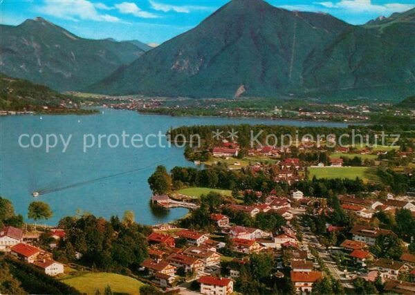 Bad Wiessee mit Wallberg und Bodenschneid Fliegerau