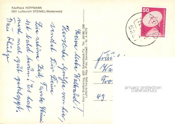 Steimel Altenkirchen Westerwald Luftkurort Fliegeraufnahme – Bild 2