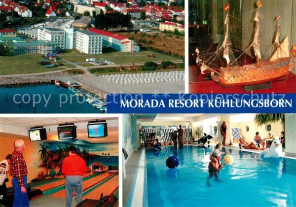 Kuehlungsborn Ostseebad Morada Resort Fliegeraufnahme Kegelbahn