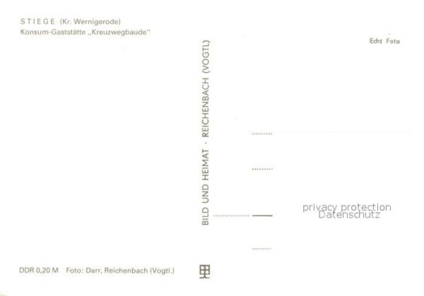 Stiege Konsum Gaststätte Kreuzwegbaude – Bild 2