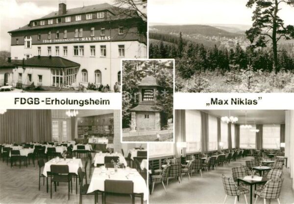 Baerenfels Erzgebirge FDGB Erholungsheim Max Niklas Landschaf