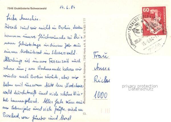 Enzkloesterle Schwarzwald Fliegeraufnahme – Bild 2