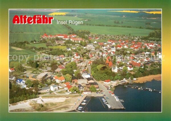 Altefaehr Ruegen Hafen Fliegeraufnahme