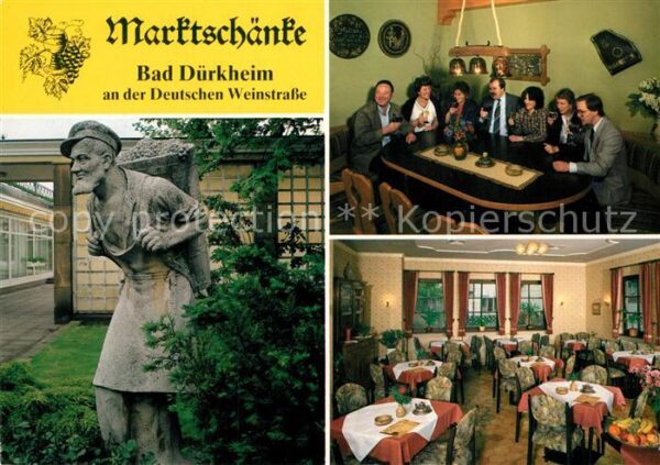 Bad Duerkheim Marktschänke Weinstube Restaurant Skulp