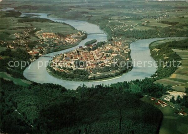 Wasserburg Inn Fliegeraufnahme