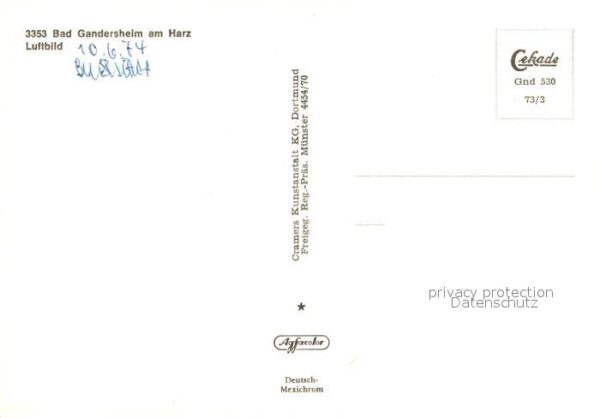 Bad Gandersheim Fliegeraufnahme – Bild 2