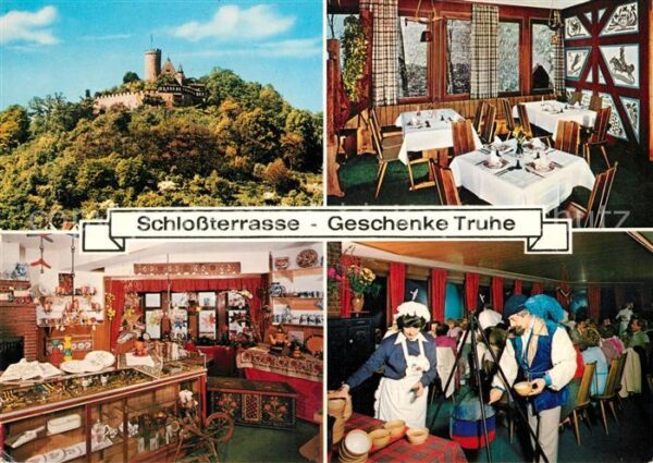 Biedenkopf Schloss Schlossterrasse Geschenke Truhe
