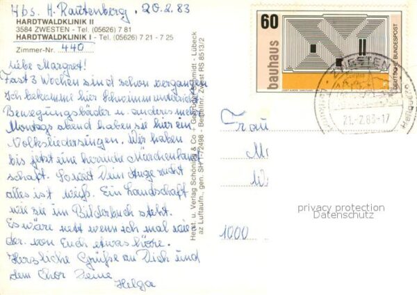 Zwesten Bad Hardtwaldklinik I und II Fliegeraufnahm – Bild 2