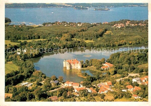 Gluecksburg Ostseebad Schloss Glücksburg Fliegeraufnahme